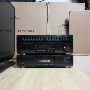 롯데 인티앰프 LA 390+CD플레이어 LC 390