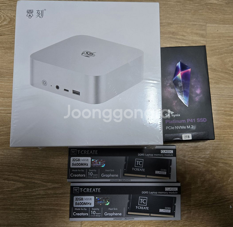 비링크 SER8 8845HS, SSD P41 2GB,--0