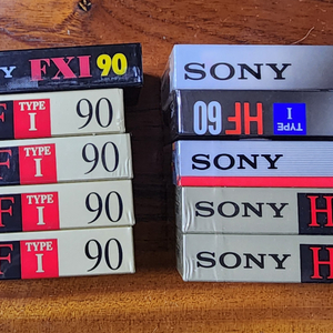 소니 SONY 노멀 공테이프 10개 미개봉신품