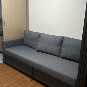 이케아 프리헤텐 소파베드 시프테보 다크 그레이 3인용