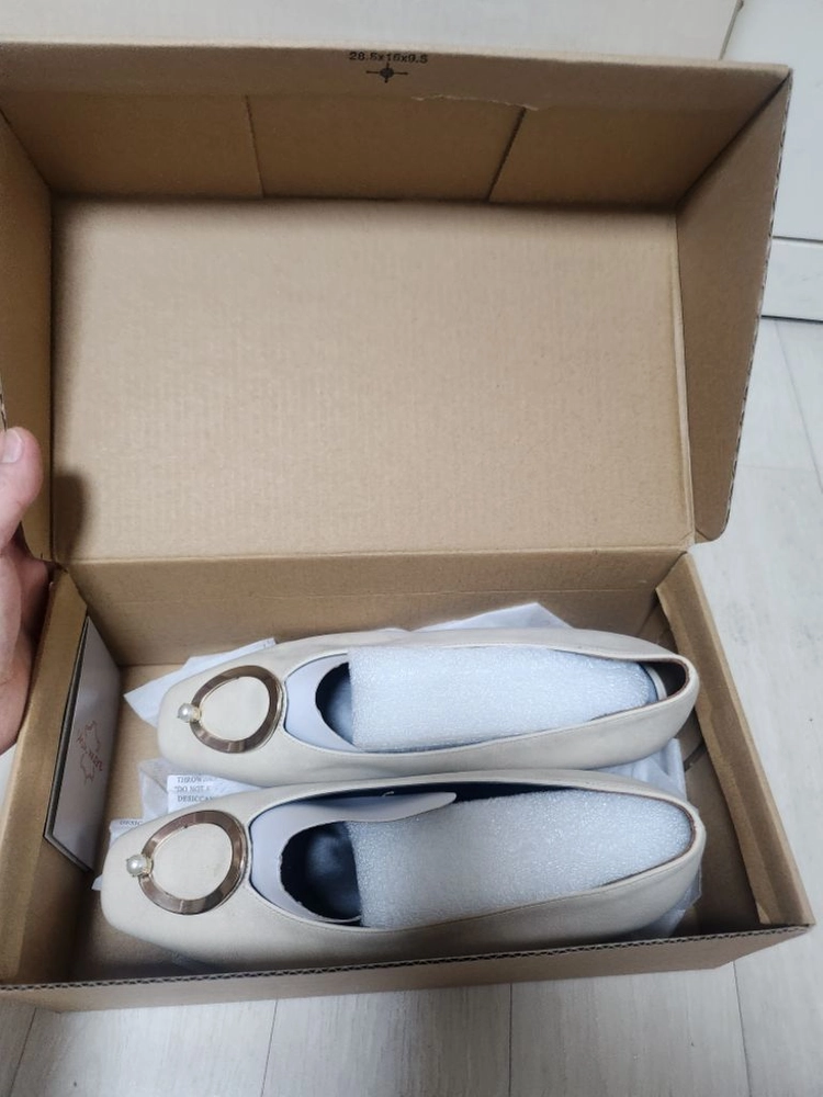 여성 베이지 구두 230 새상품 이미지