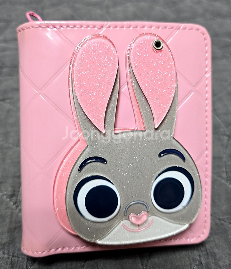 주토피아 주디 핑크 거울 반지갑(새상품)--1