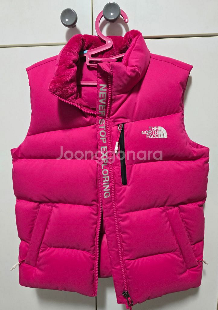 노스페이스키즈) 120 다운조끼 핫핑크--0