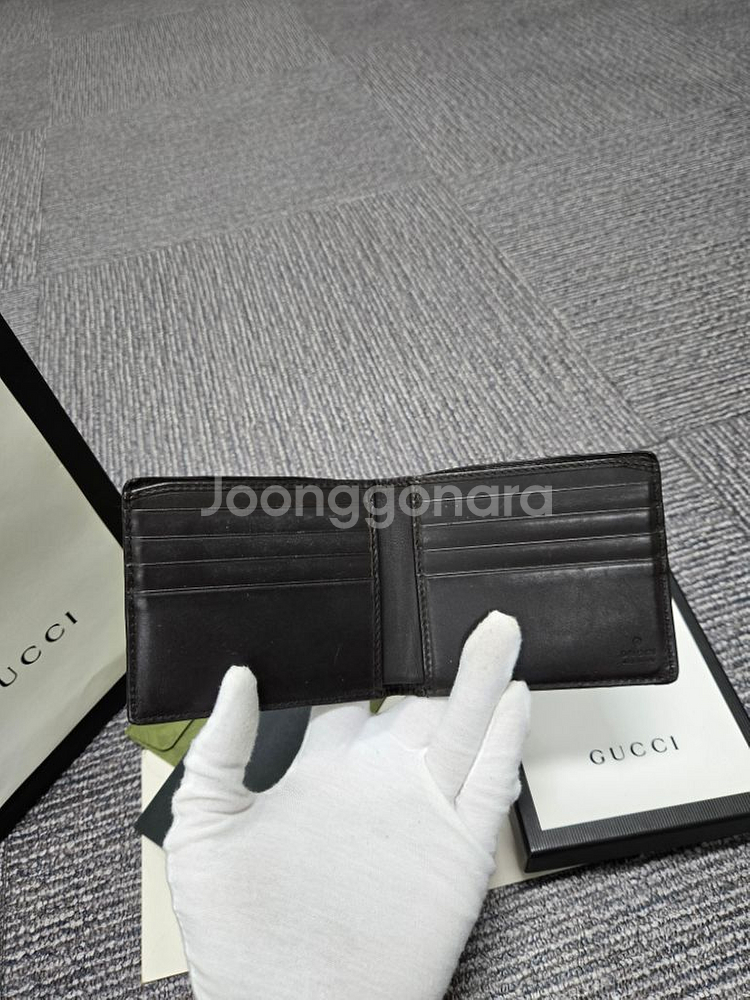 [정품]구찌 웹삼선 꿀벌 반지갑--4