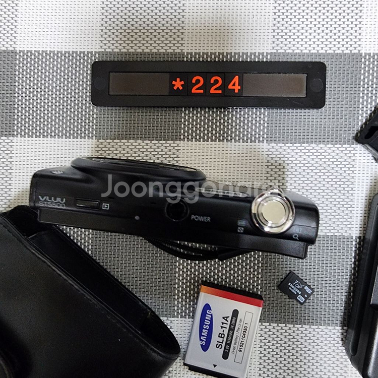 삼성 블루 ST 5500 디지털카메라 블랙바디 파우치포--2
