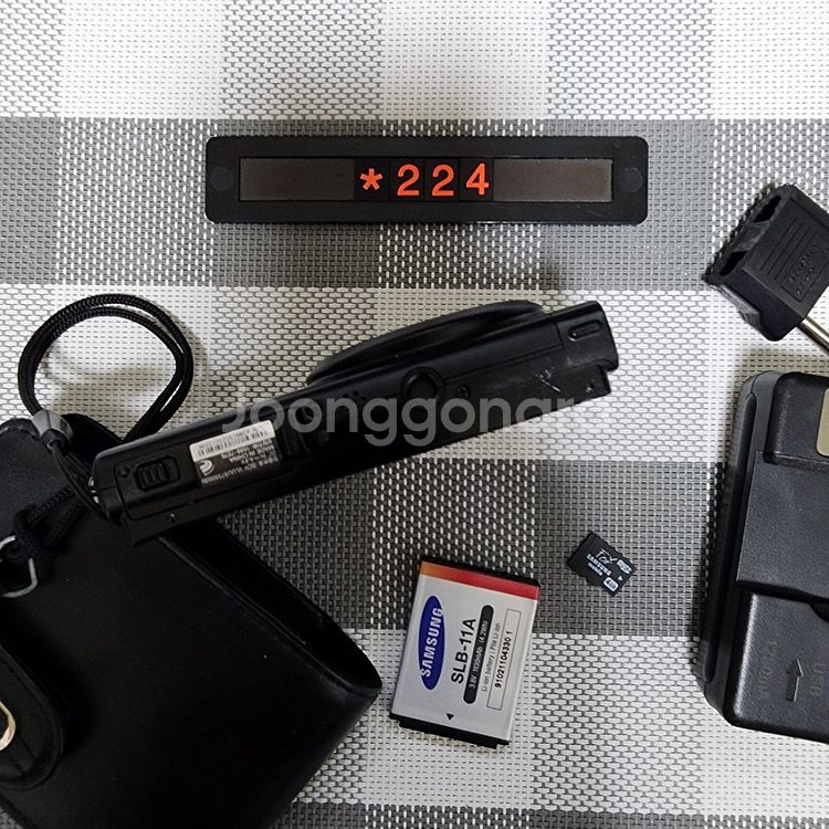 삼성 블루 ST 5500 디지털카메라 블랙바디 파우치포--4