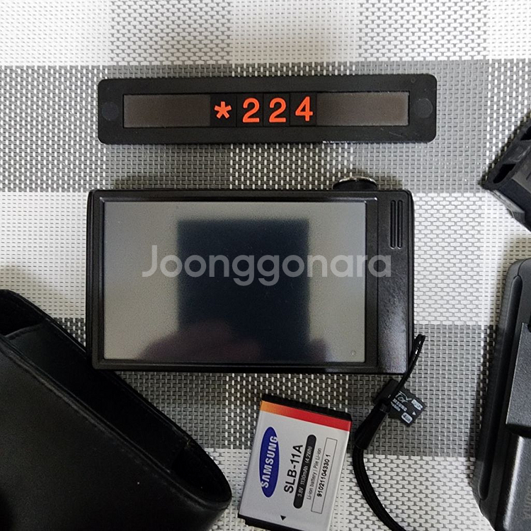 삼성 블루 ST 5500 디지털카메라 블랙바디 파우치포--3