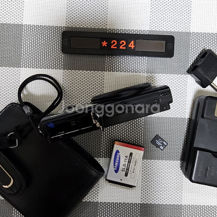 삼성 블루 ST 5500 디지털카메라 블랙바디 파우치포--5