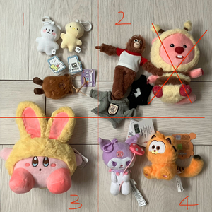 인형키링, 인형 모음 (새상품)