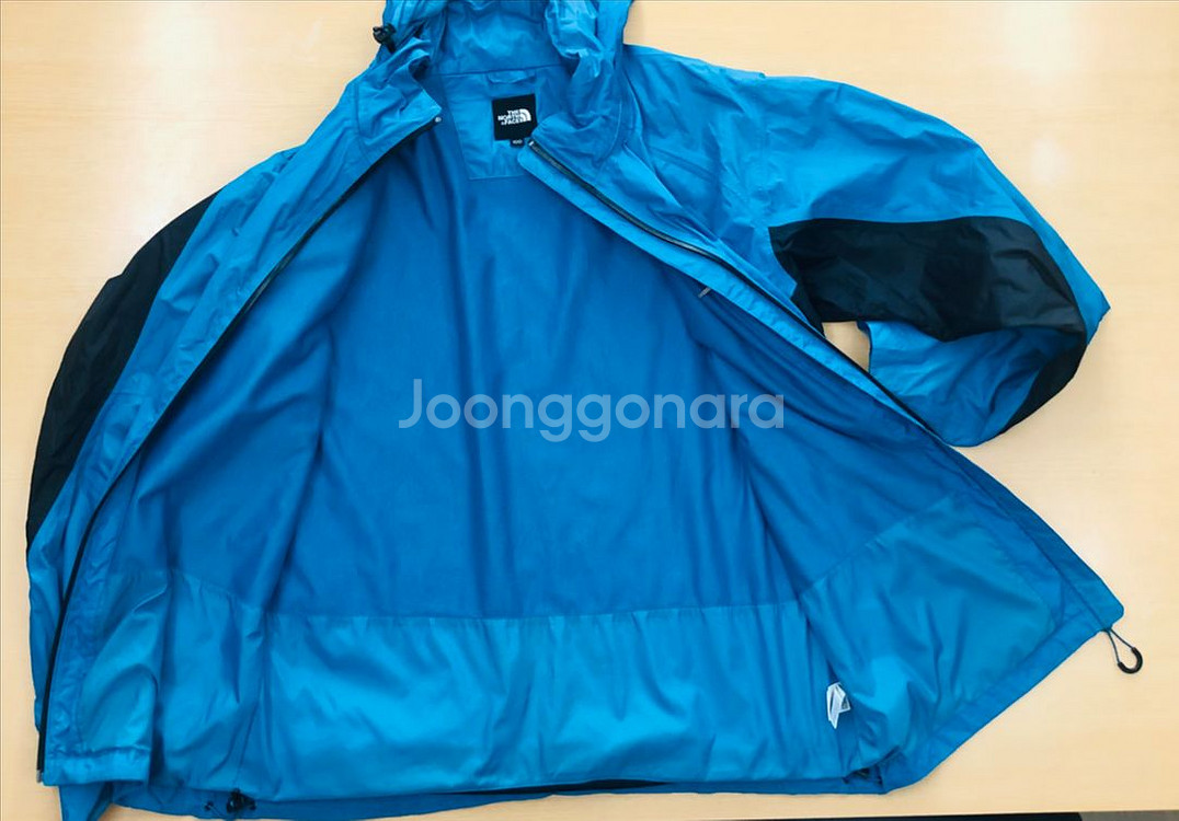 100사이즈 L 노스페이스 하이벤트 바람막이 정품 파랑--2