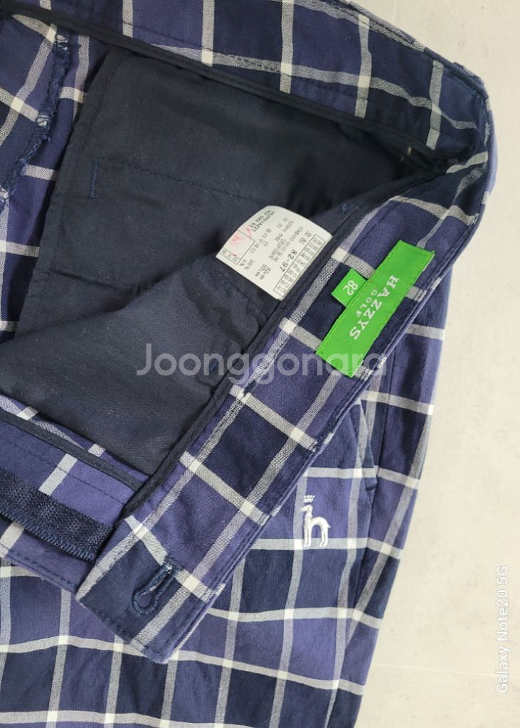 남성 헤지스골프 봄.가을 여름 골프바지 (사방스판32)--4