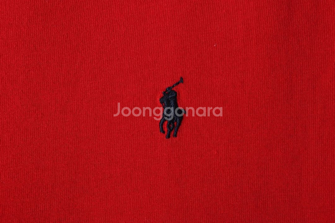 W(L) 폴로 랄프로렌 반팔 티셔츠 브이넥 레드 포니--6
