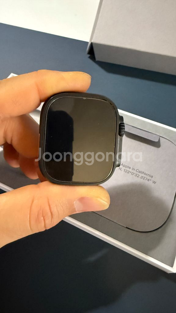 애플워치 울트라2 49mm 블랙(블랙오션밴드) 풀박스--1