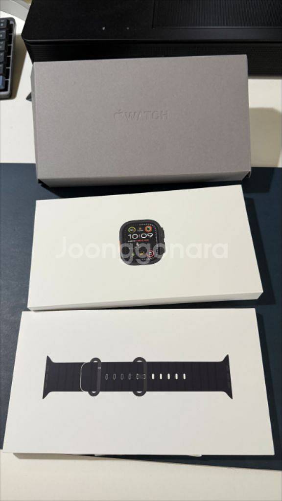 애플워치 울트라2 49mm 블랙(블랙오션밴드) 풀박스--6