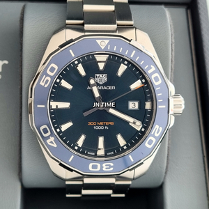 태그호이어 구형 아쿠아레이서 쿼츠 청판 43mm