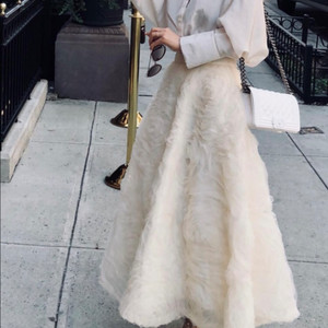 vitam robe 플라워 모티브 스커트 55