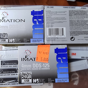 Imation DAT(DDS3) 공테이프 미개봉 신품