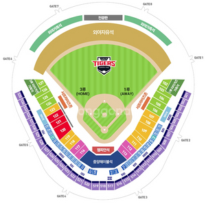 기아 vs 두산 17일 DH1경기 3루 EV석 판매