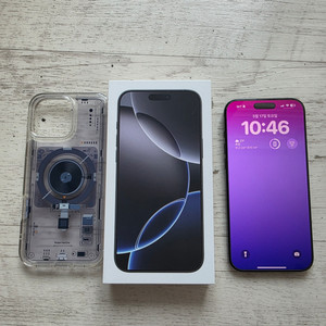 아이폰16 프로맥스 512G 블랙 ss급 자급제