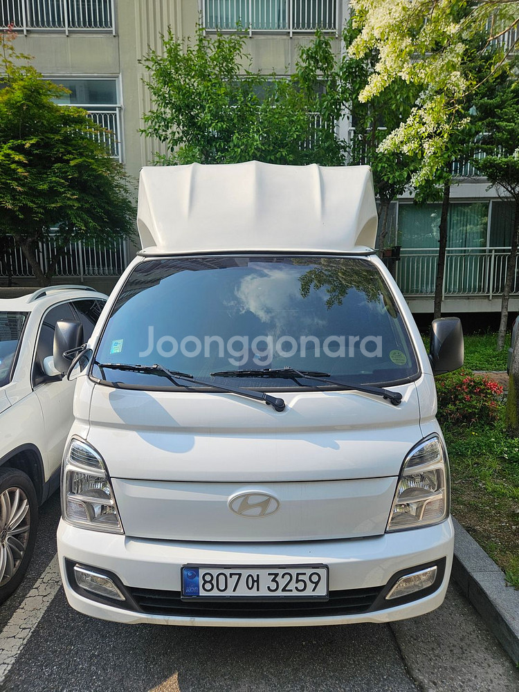 [택배차]포터Ⅱ 하이탑 LPG 오토 25년식 양미닫이--1