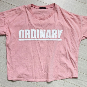 핑크 ORDINARY 반팔티