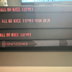 [올오카] 올오브카이스 김승리T 문학 풀셋 판매