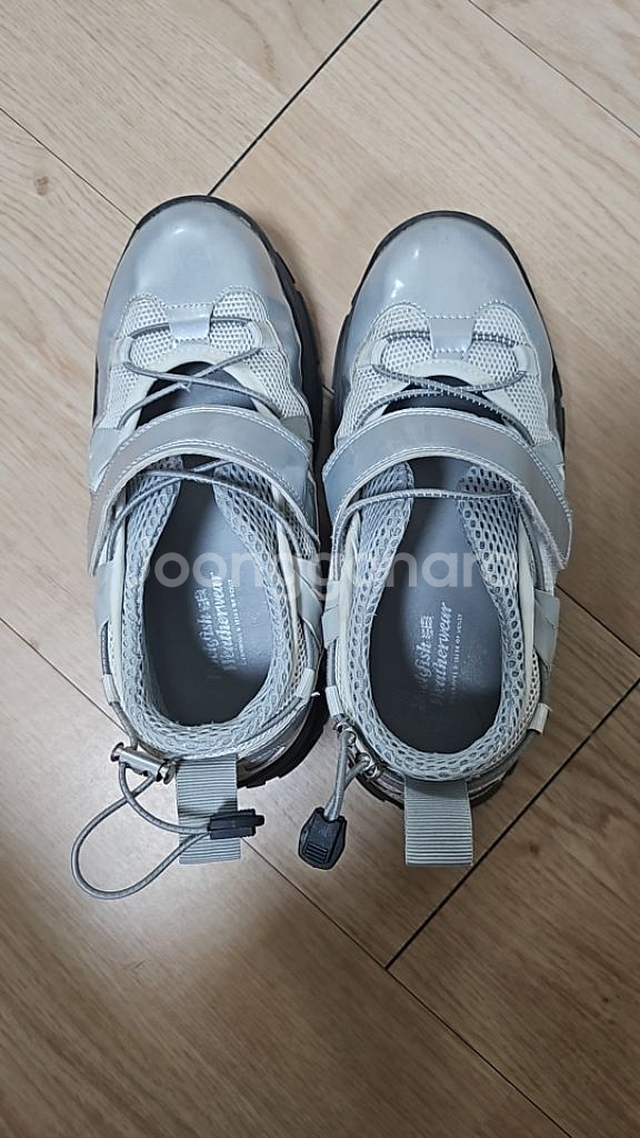 락피쉬웨더웨어 브린 벨크로 메리제인 운동화 실버 230--0
