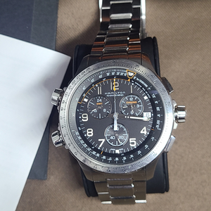 해밀턴 시계 [ 카키윈드X 에비에이션 크로노 46mm]