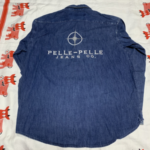 L) Pelle Pelle 펠레펠레 자수 데님 셔츠