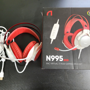 앱코 N995 ENC 가상 7.1 RGB 진동 게이밍