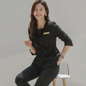 (새제품) 여성 블랙 정장 세트 L