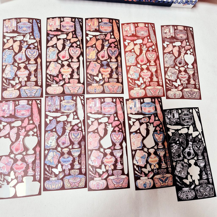 다꾸처분 오리앤쥬 스티커 카드 메모지 빈티지 키치 탑꾸--1