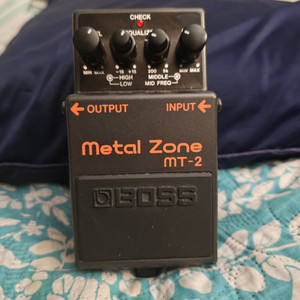 BOSS MT-2 메탈 존 일렉기타 이펙터 페달 초보자