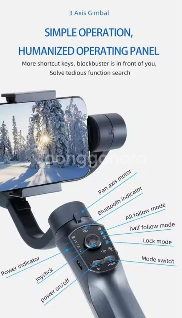 짐벌 핸드폰카메라 F10 pro--5