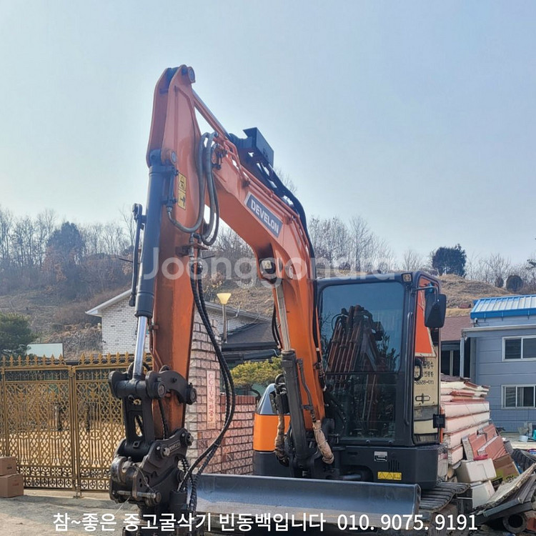 두산 DX60R 23년식 696시간 소선회 02 굴삭기--2
