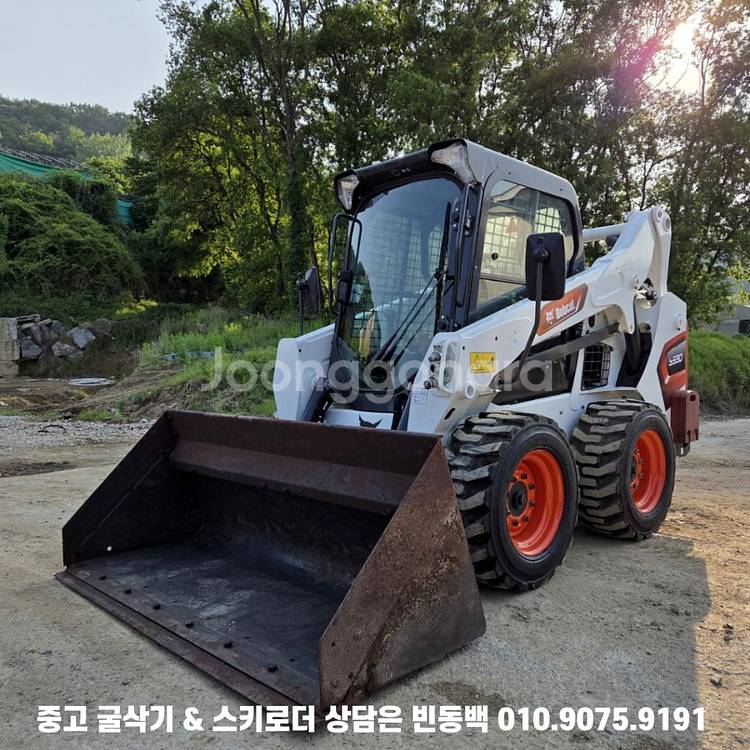 밥캣 S590 스키로더 23년식 58시간 스키드로더--3
