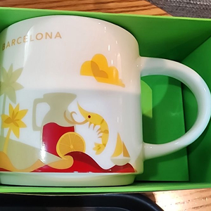 스타벅스 바로셀로나 유아히어 머그 (시티머그)