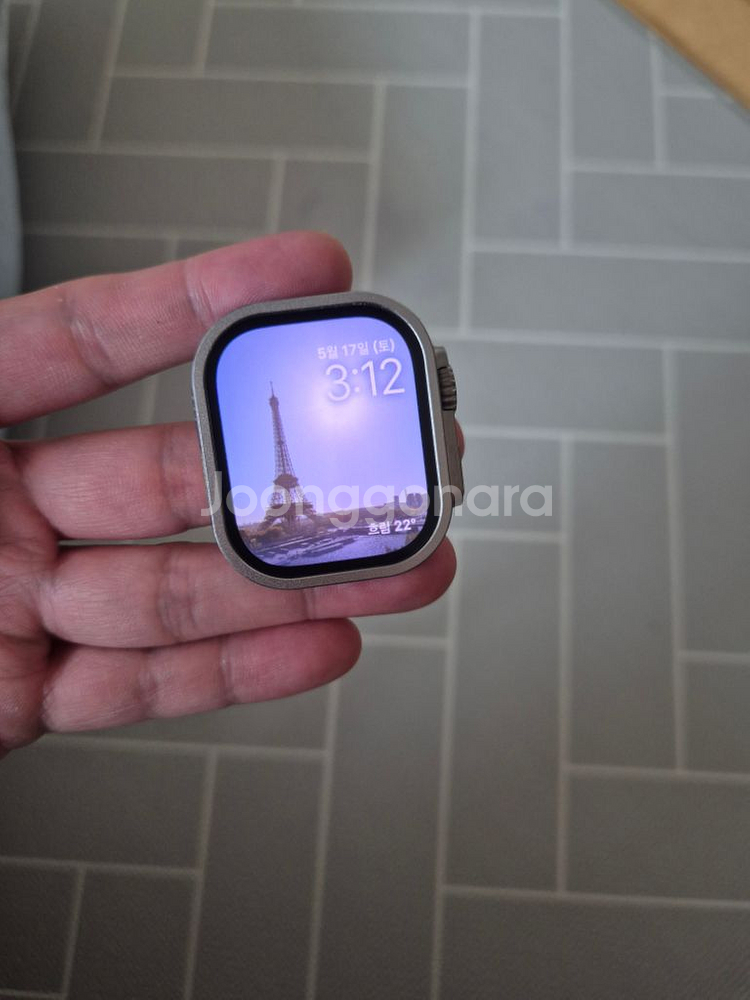 애플워치 울트라2 49mm 티타늄 배터리효율 100프로--2