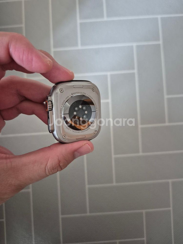 애플워치 울트라2 49mm 티타늄 배터리효율 100프로--3