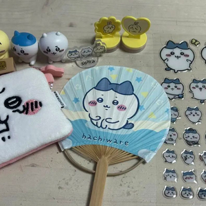 먼작귀 만화책 치이카와 우사기 하치와레 피규어 파우치