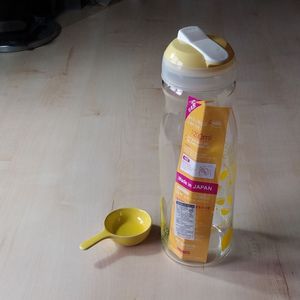 일본 HARIO 내열유리물병+도자기 손잡이소스볼 일괄