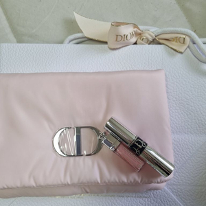 디올 핑크 파우치 클러치