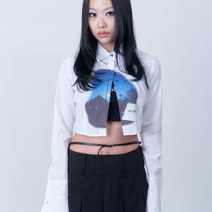 노제착용)디와이도샵 dydoshop 인터넷걸 크롭셔츠