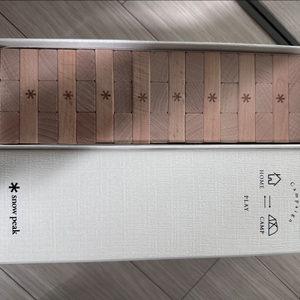 스노우피크 홈앤캠프 젠가 미개봉 새제품 판매합니다.
