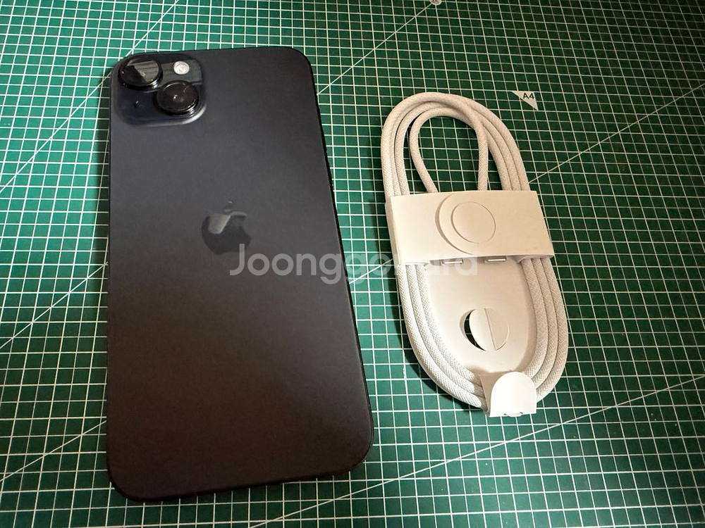 아이폰 15 플러스 128GB 블랙--2