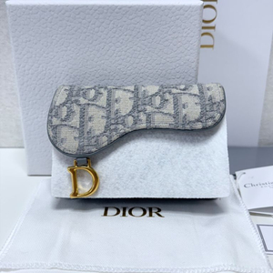 (백화점)디올 오블리크 새들 블룸 카드지갑