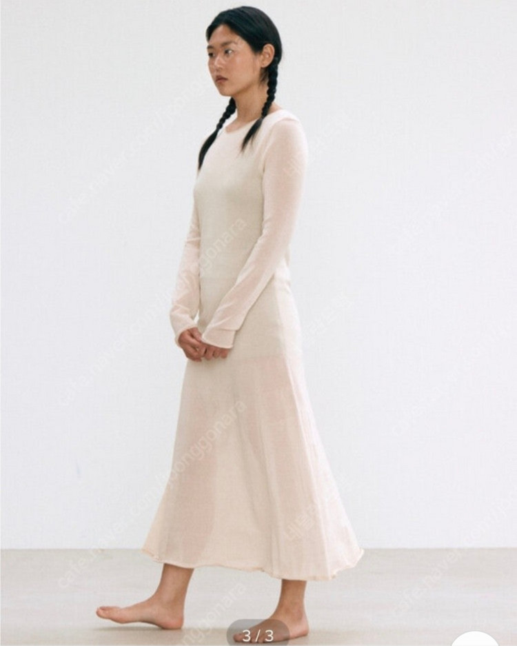 (새상품) 베뉴먼트 쉬어 니트 원피스 이미지