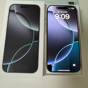 (교신가능)아이폰16 Pro 화이트 256GB 팝니다