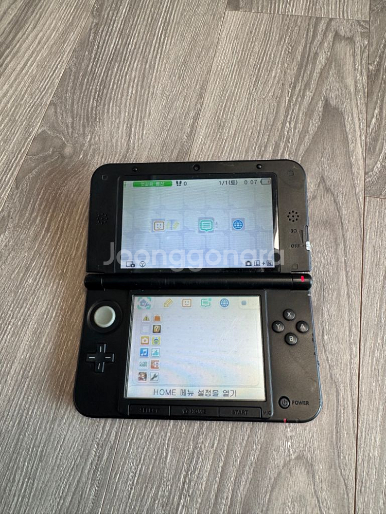 닌텐도 3DS XL 레드 포켓몬칩, 정품 충전기포함--6