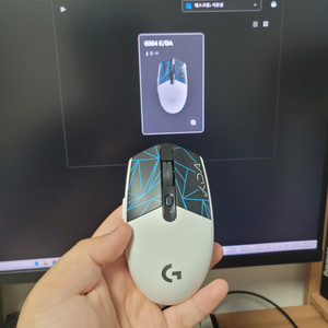 로지텍 G304 KDA 사무용 저소음 무선 마우스